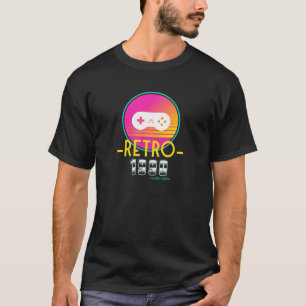 Camiseta 1990 Classic Retro Vintage Sunset Video Game