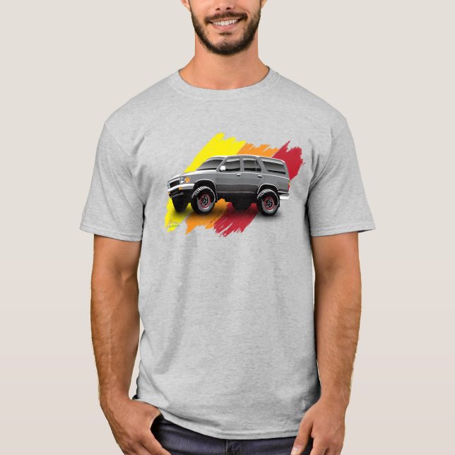 Camiseta 1990 Toyota 4Runner/Surf 4x4 (Anverso)