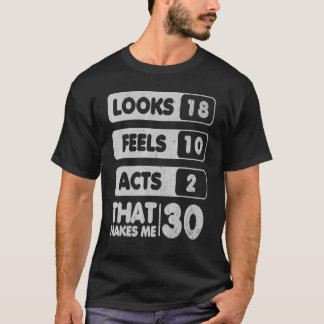 Camiseta 1992 30th Years Birthday Looks Siente que los acto