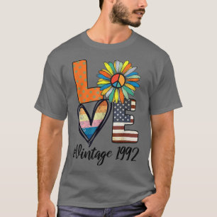 Camiseta 1992 Vintage 30 Años Amor Hombres Mujeres Divertid