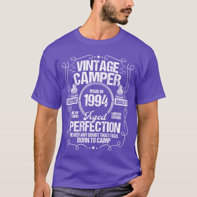 Camiseta 1994 Montañas Camper Scout Exploración Camping 199 (Anverso)