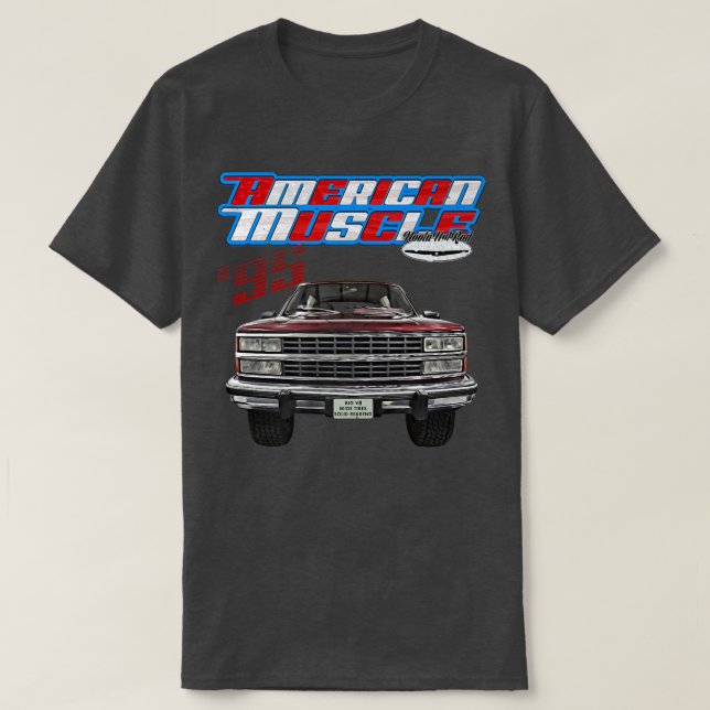 Camiseta 1995,tahoe,squarebody Truck,yukon,suburban,silvera (Diseño del anverso)