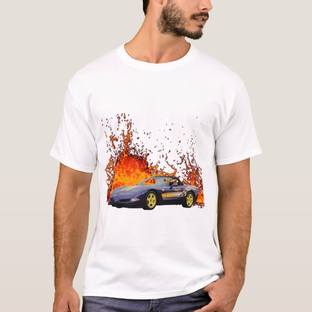 Camiseta 1998 Carro Chevy a Corvette (Anverso)