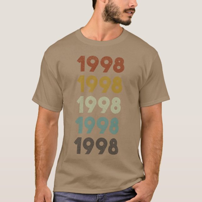 Camiseta 1998 divertido (Anverso)