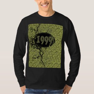 Camiseta 1999 - Retro de la cosecha de Crack verde amarillo