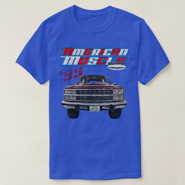 Camiseta 1999,Tahoe,Squarebody Truck,Yukon,Suburban,Silvera (Diseño del anverso)