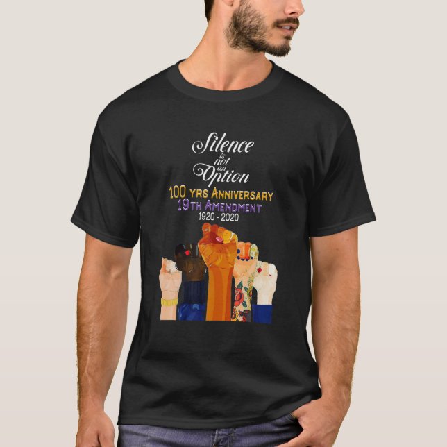 Camiseta 19.ª Enmienda XIX Suffragette 100 años Aniversario (Anverso)