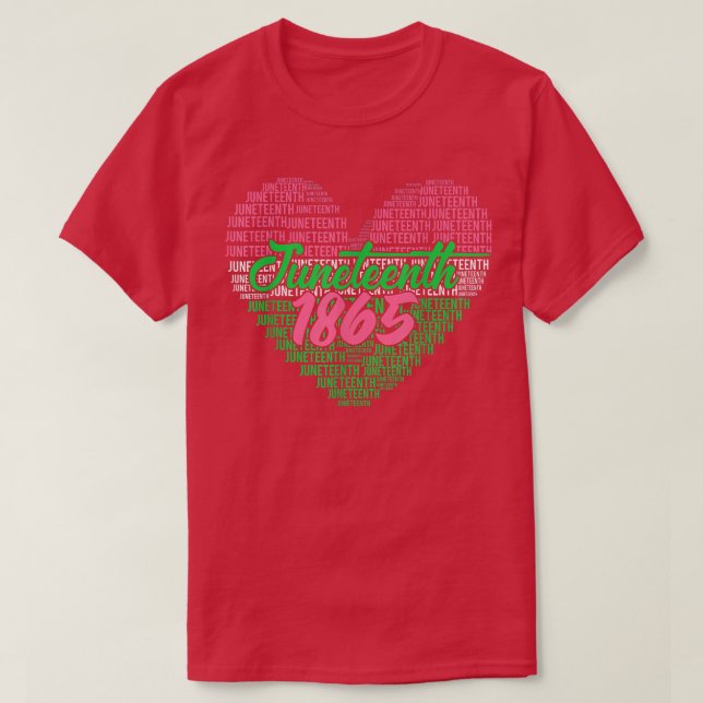 Camiseta 19.º corazón del amor (Diseño del anverso)