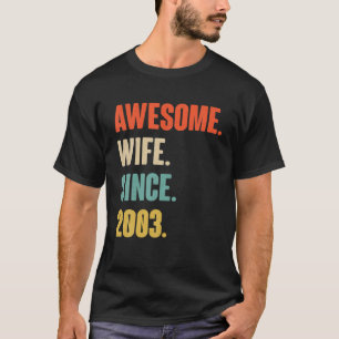 Camiseta 19.º Regalo Aniversario De La Boda Por Su Esposa A