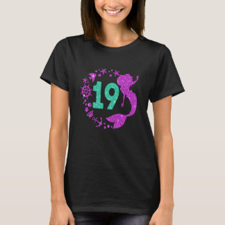 Camiseta 19 años Chica de la sirena a los 19