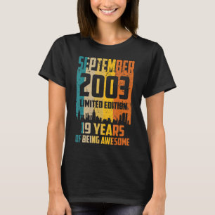 Camiseta 19 años de fama desde septiembre de 2009