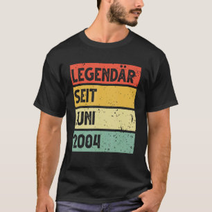 Camiseta 19 años legendario desde el 20 de junio