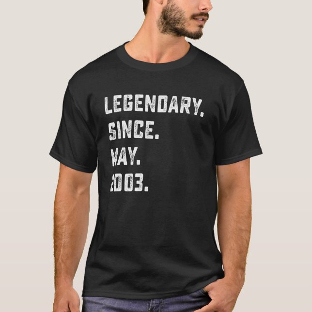 Camiseta 19 Años O (Anverso)