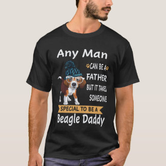 Camiseta 19 Cualquier hombre - Beagle Daddy Beagle
