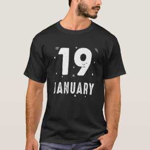 Camiseta 19 de enero Aniversario Fiesta Ocasiones especiale