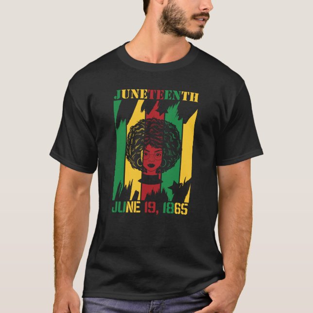 Camiseta 19 de junio | 19 de junio de 1865 | Historia negra (Anverso)