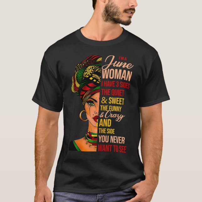 Camiseta 19 de junio celebrando la libertad negra (Anverso)