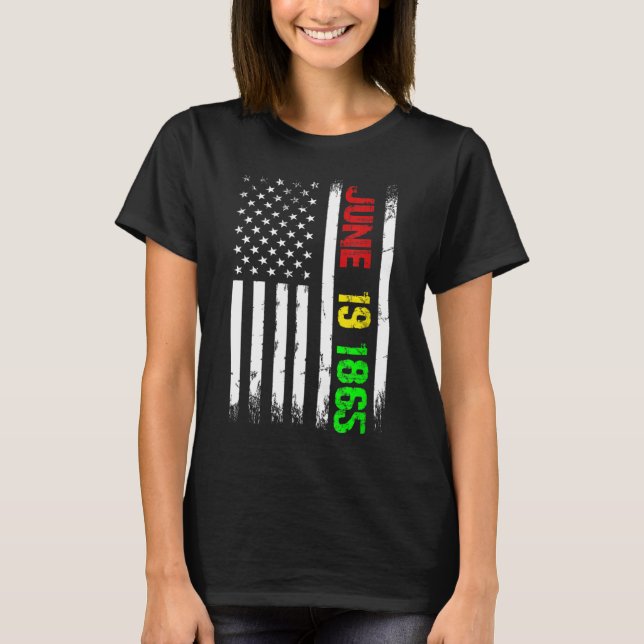 Camiseta 19 de junio de 1865 Black History Junetee (Anverso)