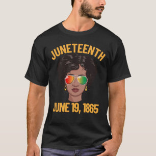 Camiseta 19 de junio de 1865 decimoctavo junio de mujeres n