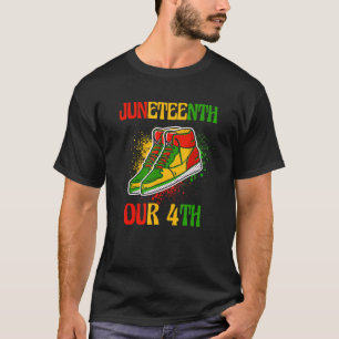 Camiseta 19 de junio de 1865 Índice afroamericano negro