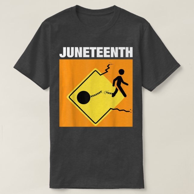 Camiseta 19 de junio de 1865, Rompiendo las cadenas de la e (Diseño del anverso)