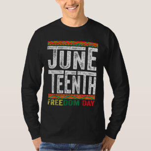 Camiseta 19 de junio desde 1865 Mes de la historia negra Li