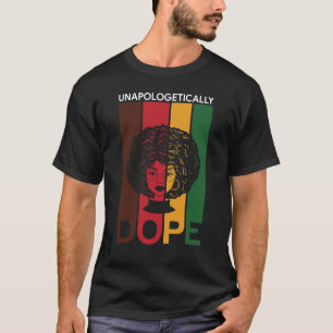 Camiseta 19 de junio   Dope sin remordimientos   Mujer afri
