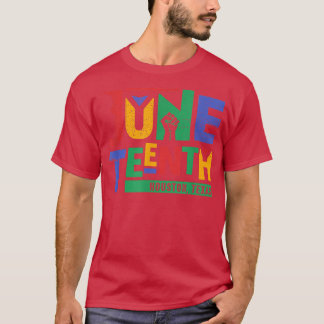 Camiseta 19 de junio en Houston Teas African Freedom Black