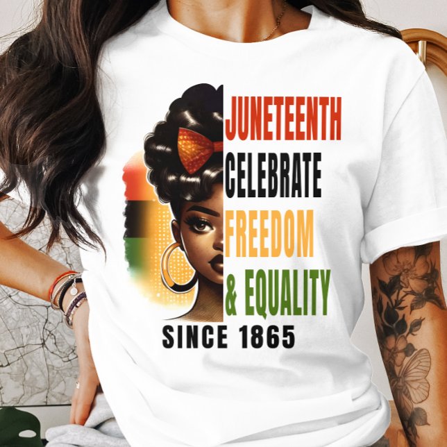 Camiseta 19 de junio Libertad e Igualdad - Afroamericano (Subido por el creador)