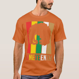 Camiseta 19 de junio Orgullo afroamericano negro 1865