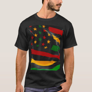 Camiseta 19 de junio u201CFreedom Day Flagu201D Black Histo