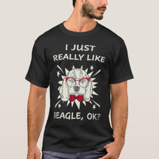Camiseta 19 Me gusta mucho Beagle