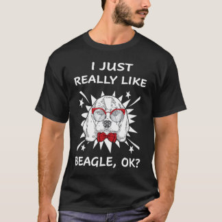 Camiseta 19 Me Gusta Realmente Beagle