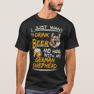Camiseta 19 Solo quiero beber cerveza y pasar el rato con m