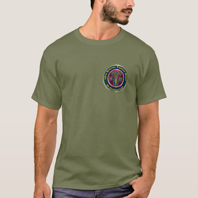 Camiseta 19th Special Forces Group Airborne (Anverso)