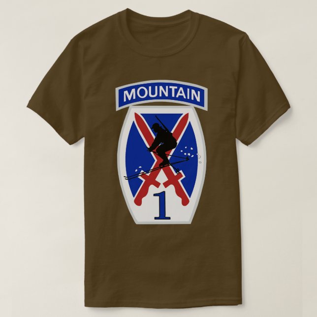 Camiseta 1.ª Brigada 10.ª División de Montaña (Diseño del anverso)
