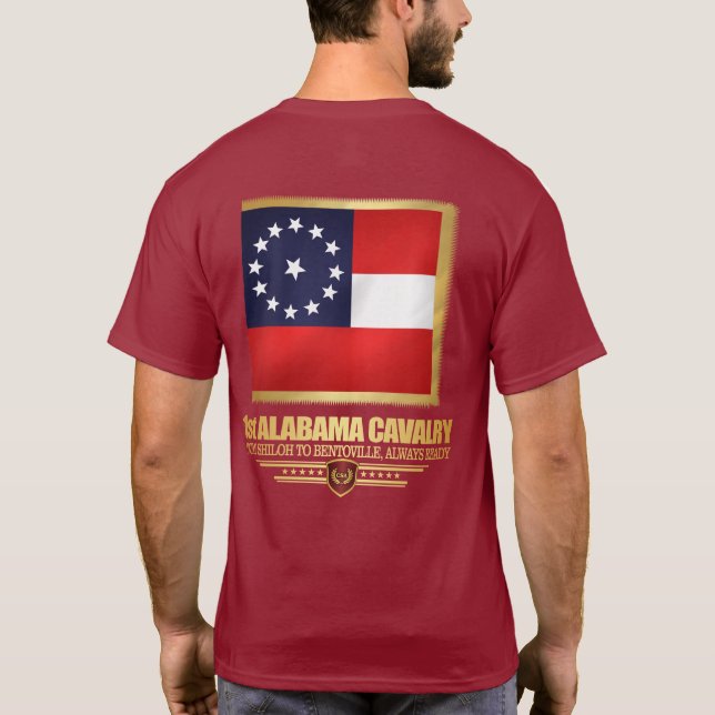 Camiseta 1.ª caballería de Alabama (Reverso)