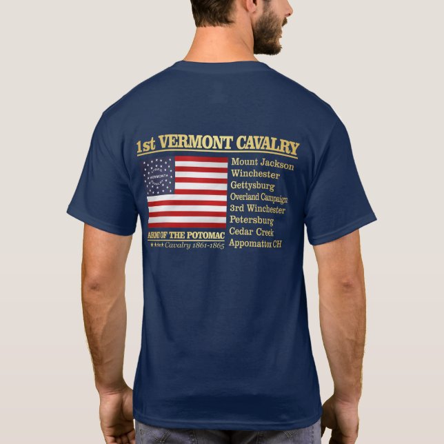 Camiseta 1.ª Caballería Vermont (Reverso)