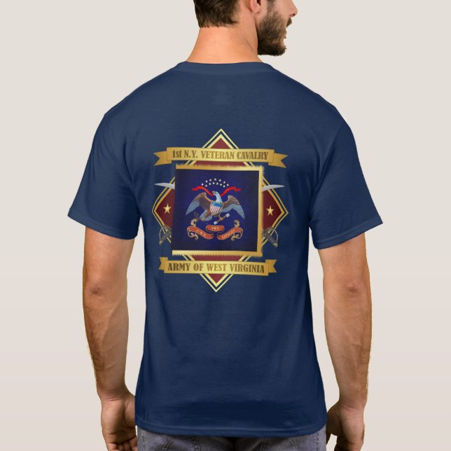 Camiseta 1.ª Caballería Veterana de Nueva York (Reverso)