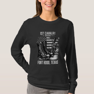 Camiseta 1.ª División de Caballería Fort Hood Texas Militar