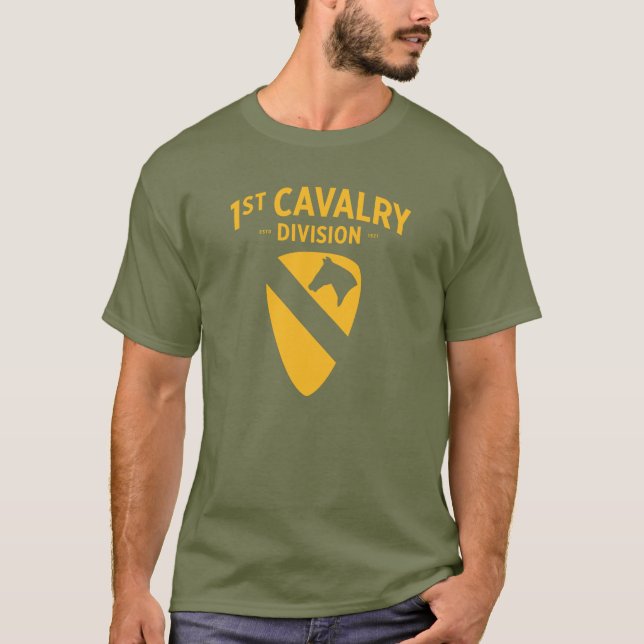 Camiseta 1.ª División de Caballería - Primer distintivo del (Anverso)