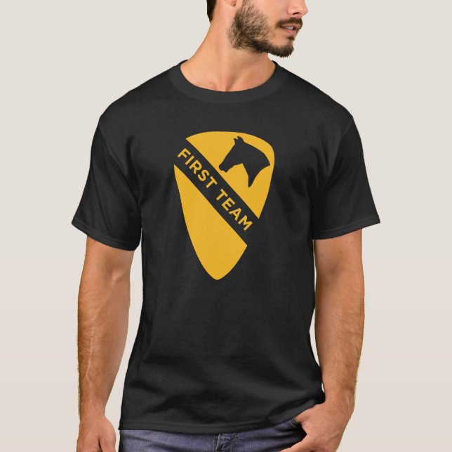 Camiseta 1.ª División de Caballería - Primer Parche de Equi (Anverso)