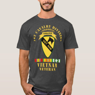 Camiseta 1.ª División de Caballería Vietnam Veterano w VN S