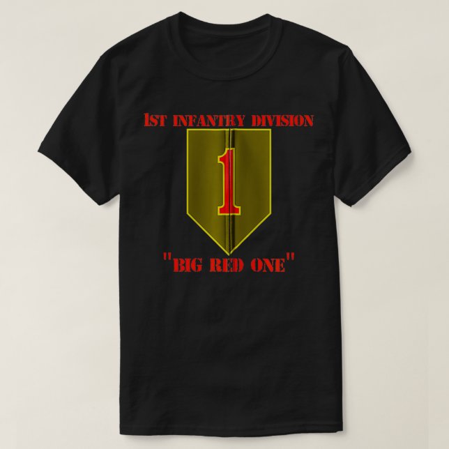 Camiseta 1.ª División de Infantería Gran Red One U (Diseño del anverso)
