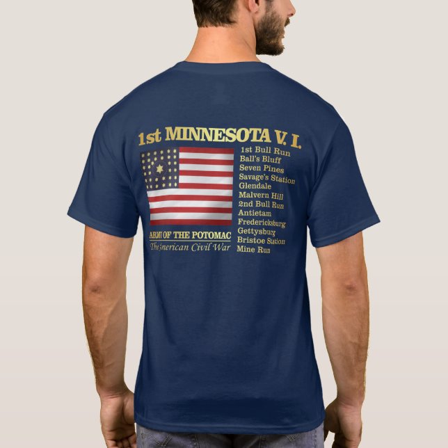 Camiseta 1.ª Infantería de Voluntarios de Minnesota (BH) (Reverso)