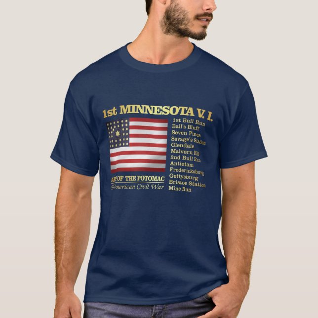 Camiseta 1.ª Infantería de Voluntarios de Minnesota (BH) (Anverso)