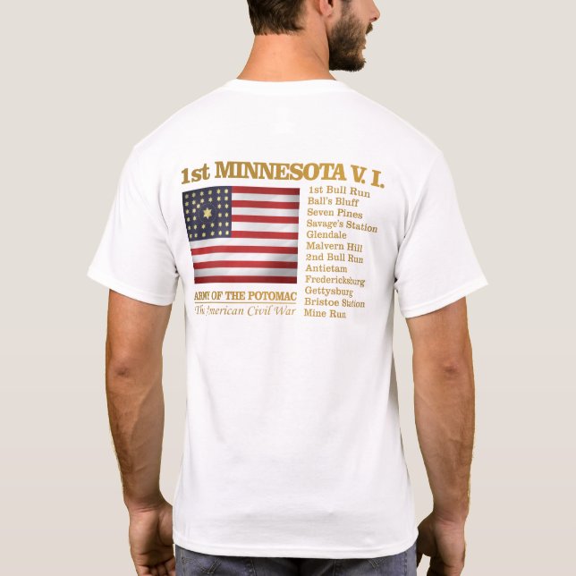 Camiseta 1.ª Infantería de Voluntarios de Minnesota (BH) (Reverso)