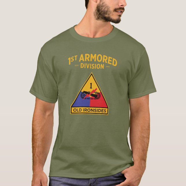 Camiseta 1.ª insignia de la División Armada "Viejas Ironsid (Anverso)