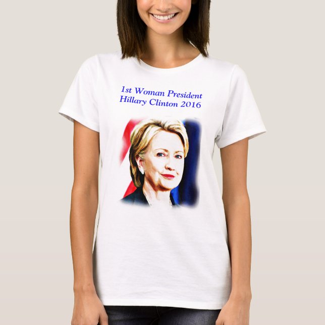 Camiseta 1.ª Presidenta Hillary Clinton 2016_ (Anverso)
