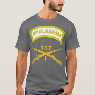 Camiseta 1.ᵉʳ 167º Cuerpo de Infantería con 4ª pestaña Alab
